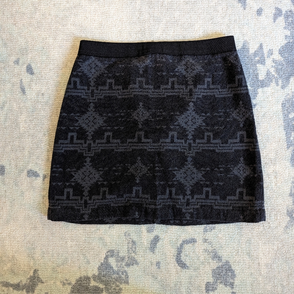 American Eagle Aztec Print Mini Skirt
